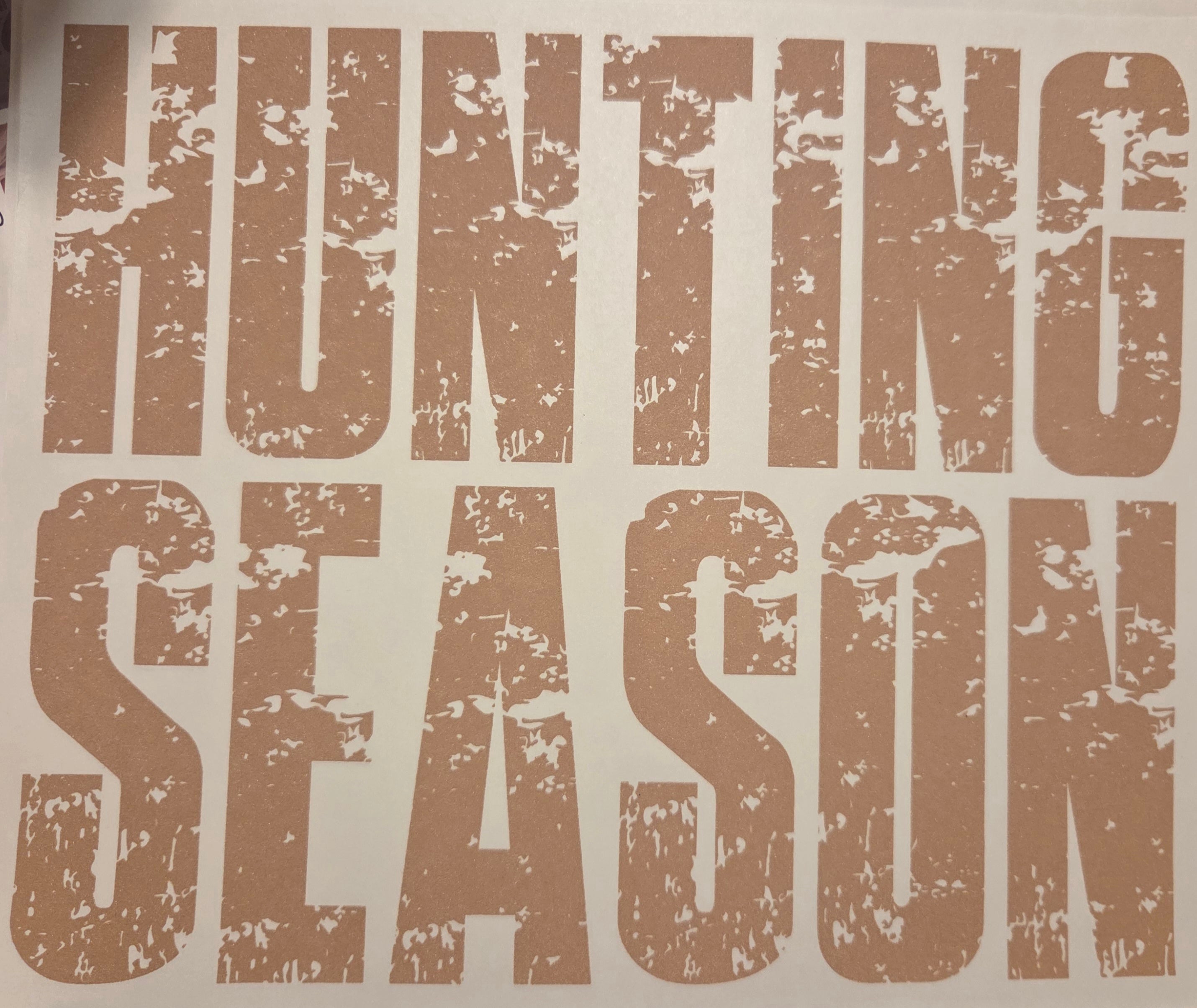 HUNTING SEASON