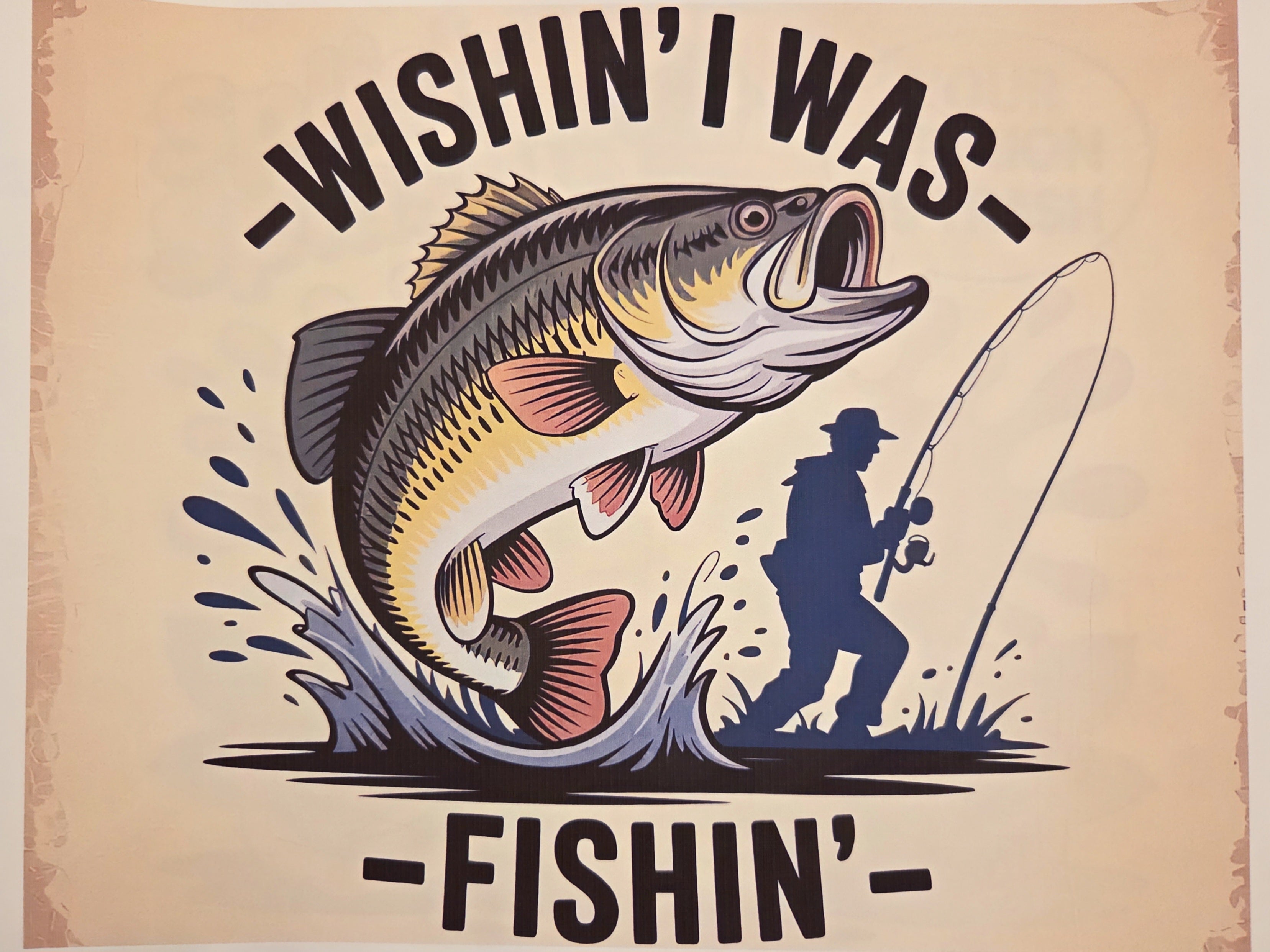 WISHIN' I WAS FISHIN' TUMBLER