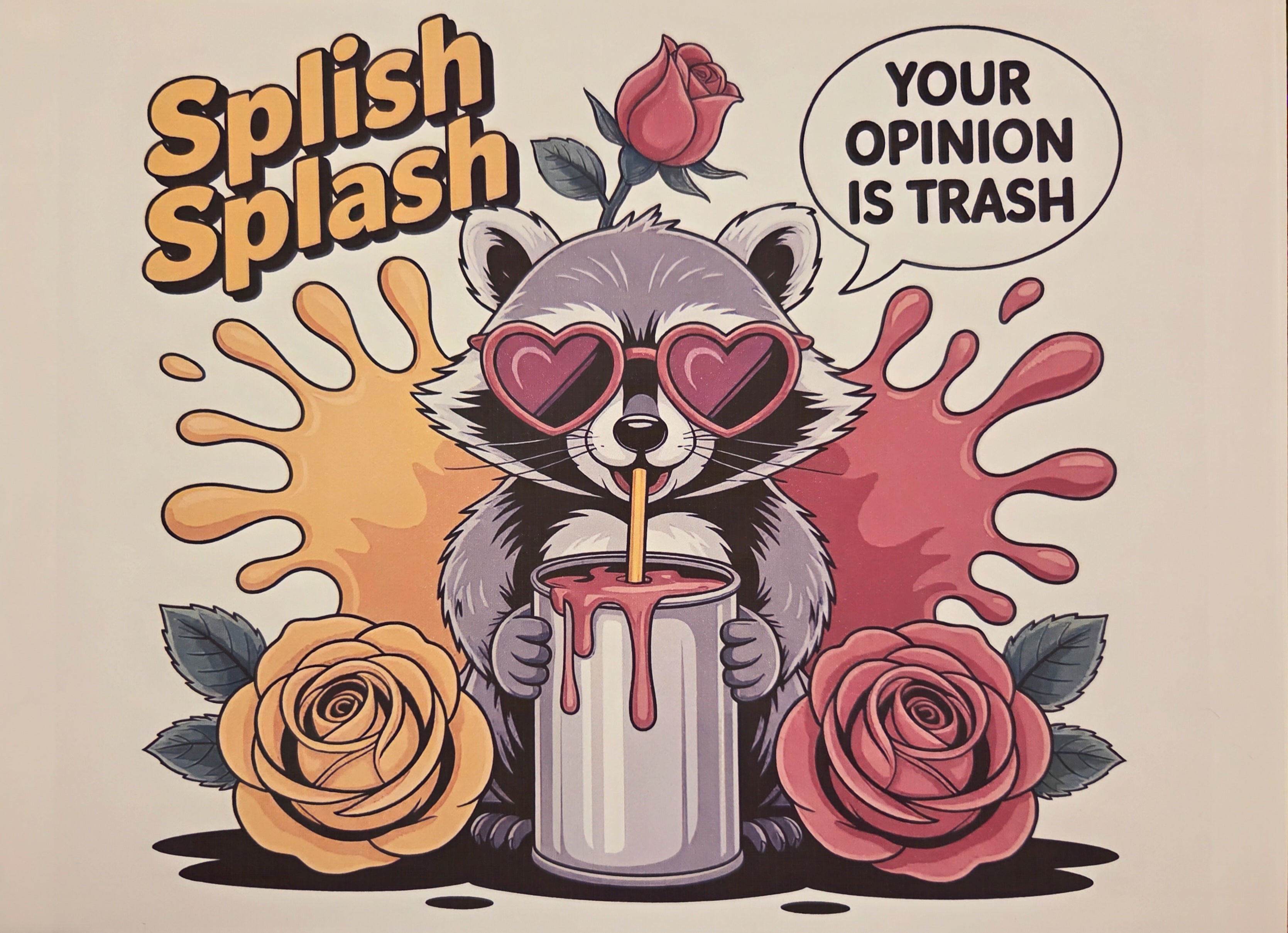 YOUR OPINION IS TRASH TUMBLER