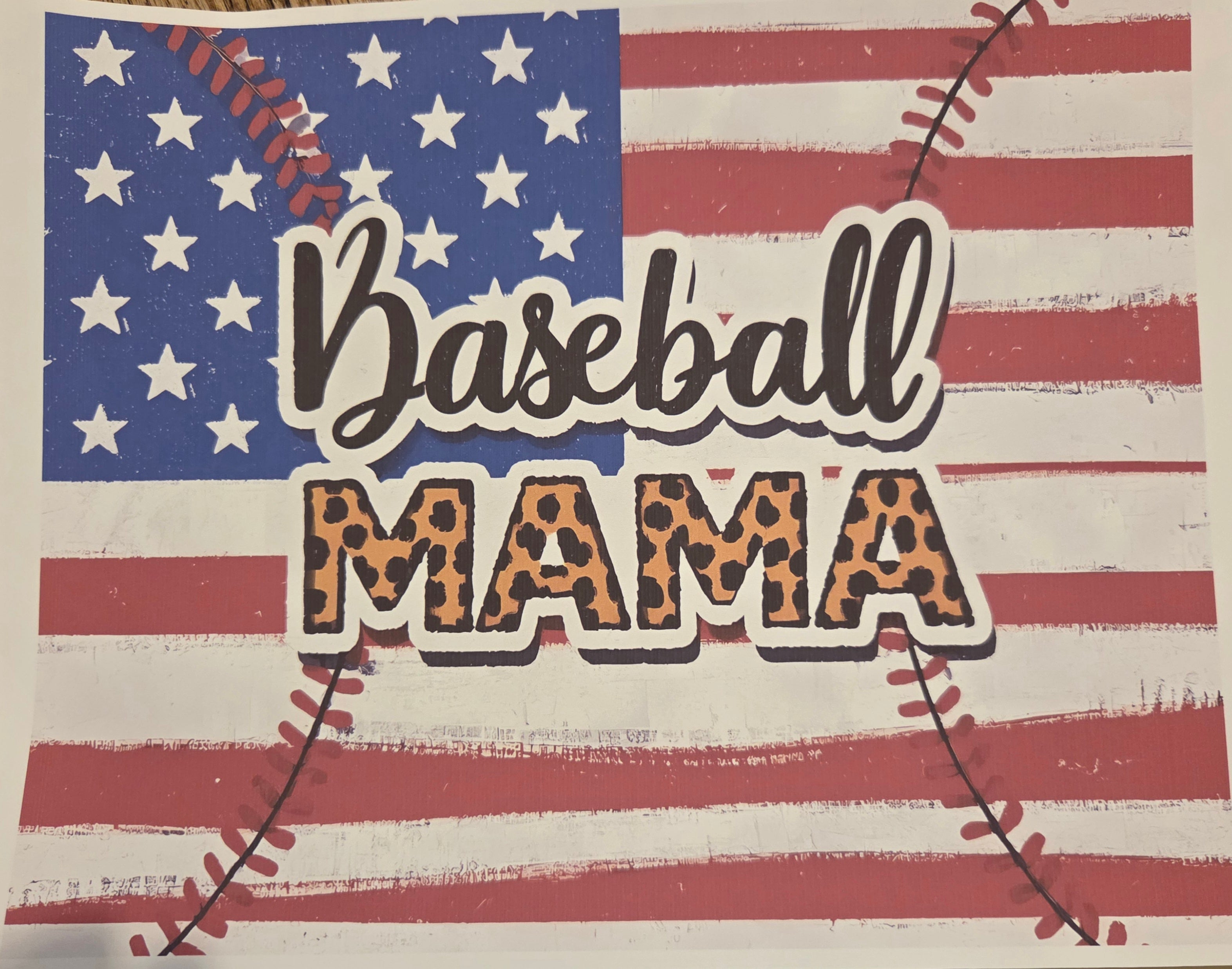 BASEBALL MAMA TUMBLER