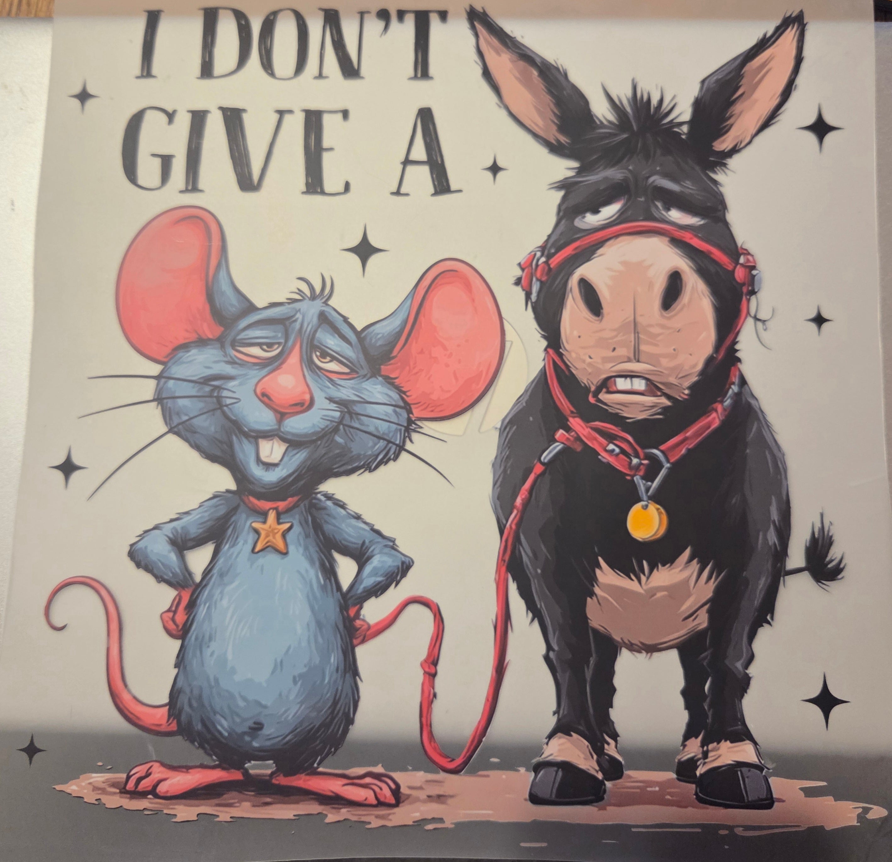 I DON'T GIVE A RATS ASS