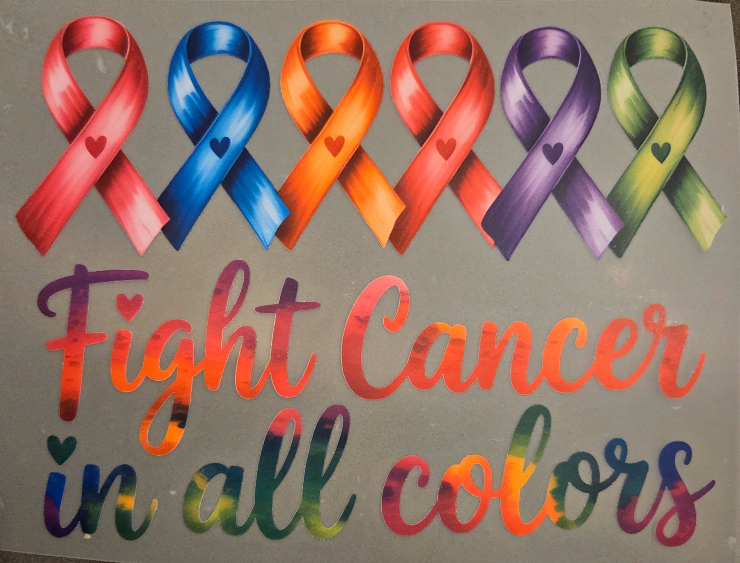FIGHT CANCER IN ALL COLORS
