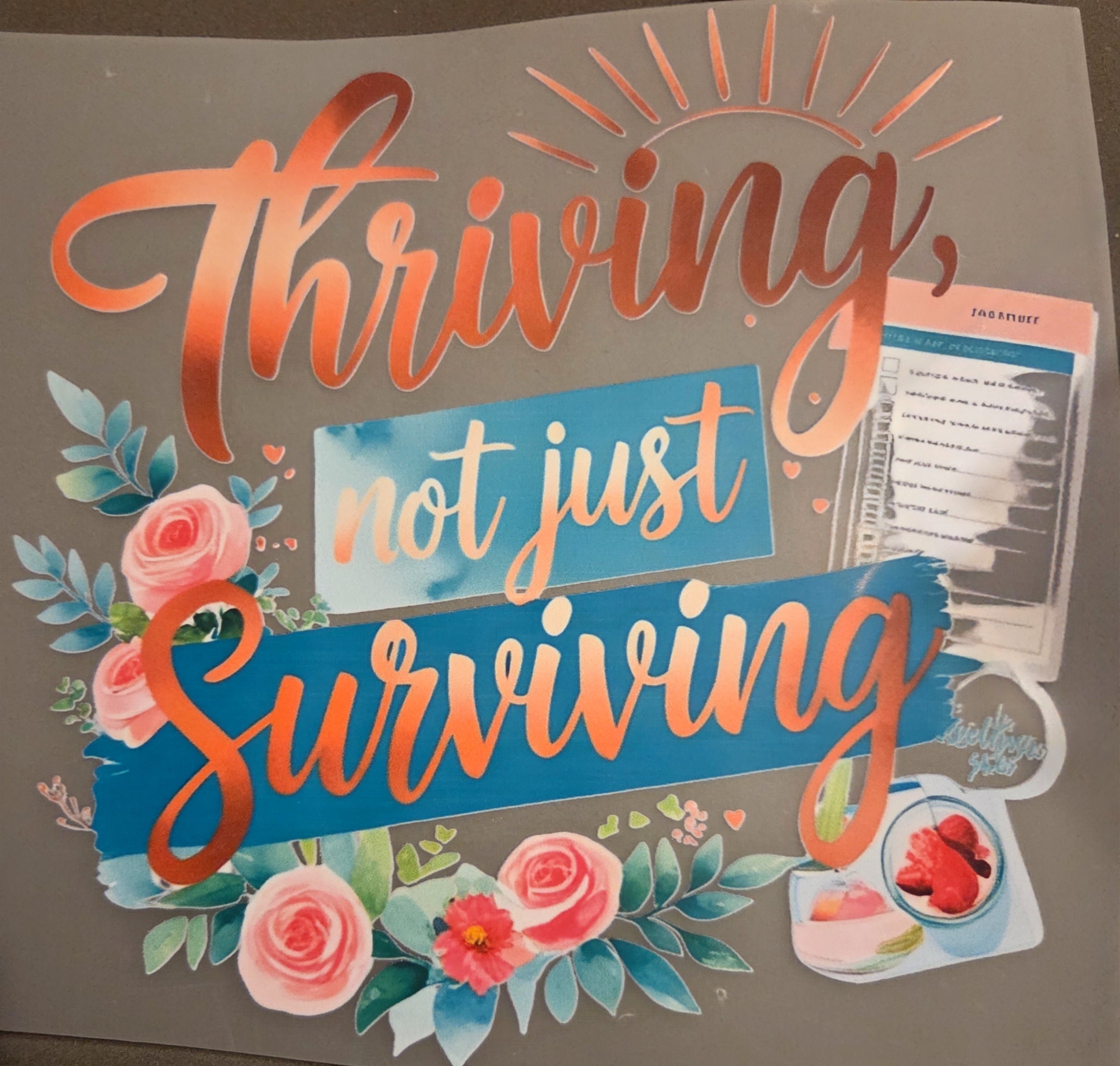 THRIVING, NOT JUST SURVIVING