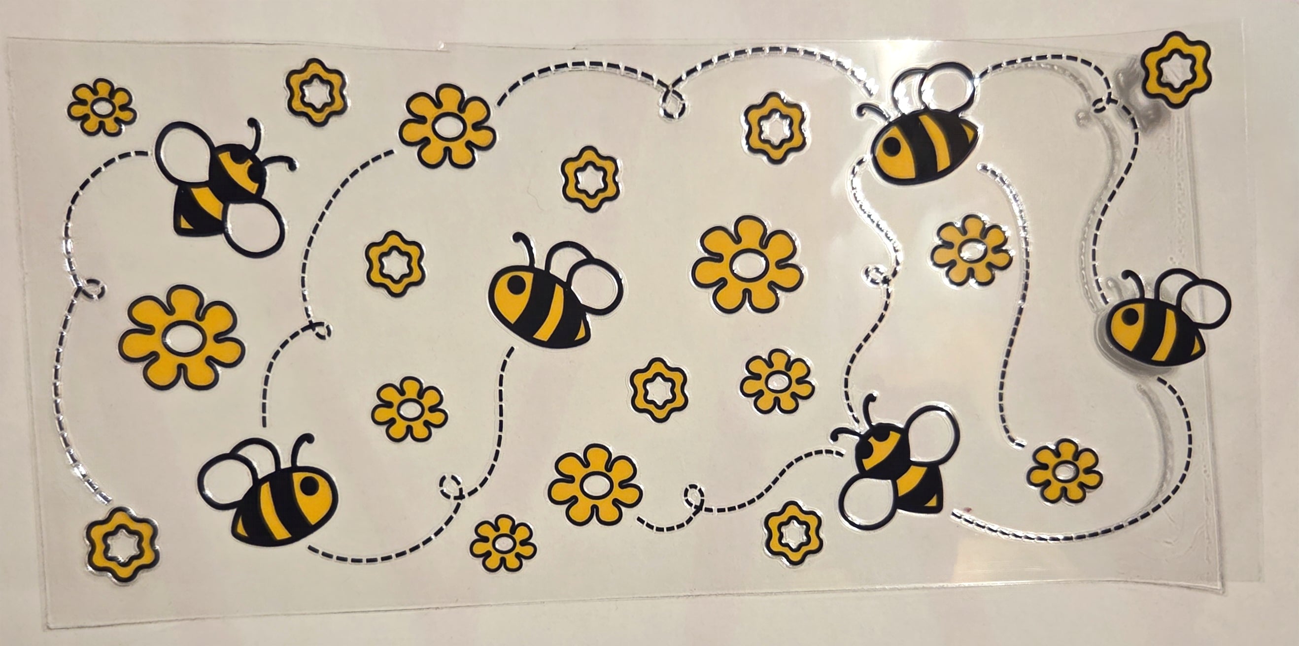 BEES WITH FLOWERS
