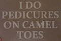 I DO PEDICURES ON CAMEL TOES