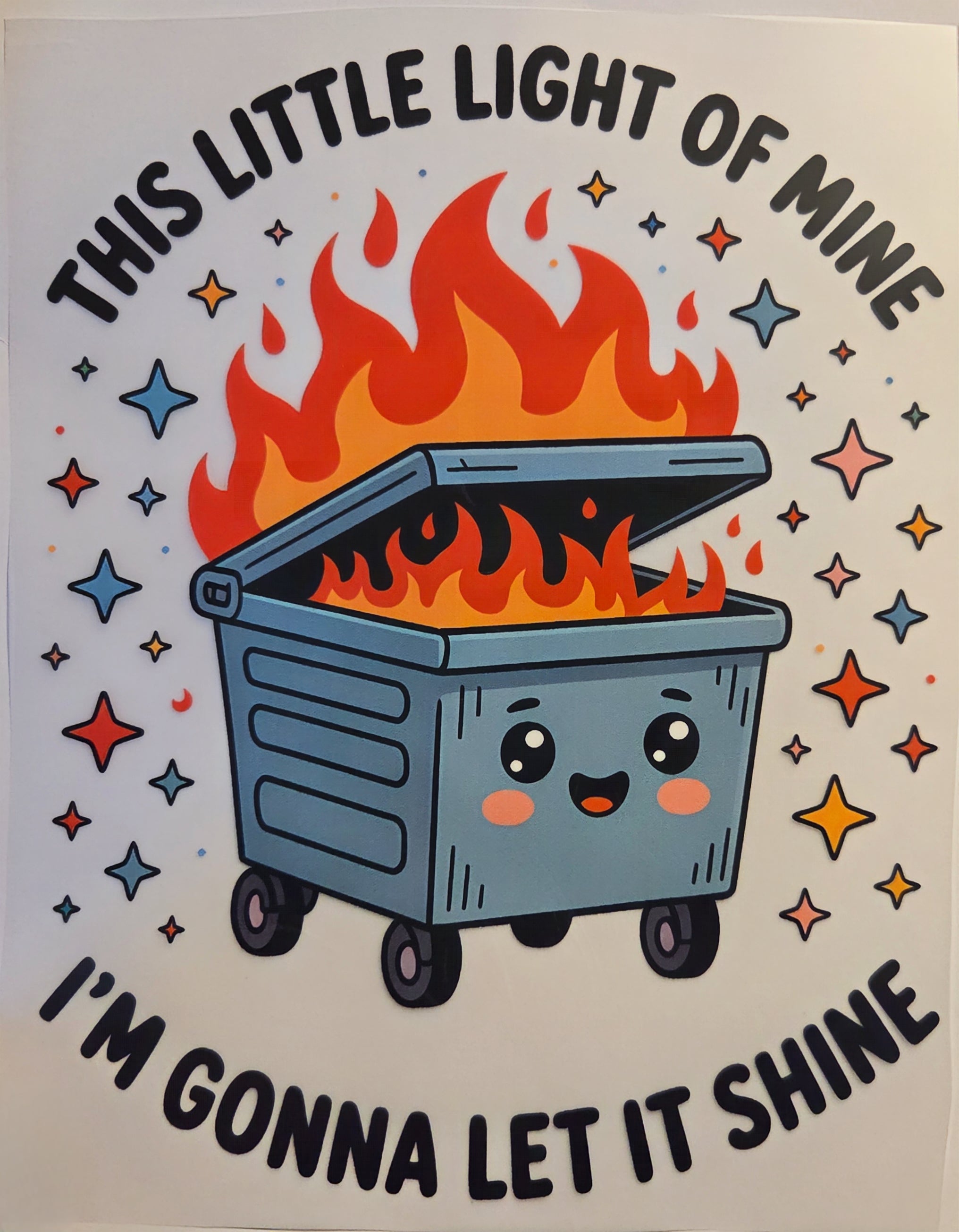 THIS LITTLE LIGHT OF MINE I'M GONNA LET IT SHINE
