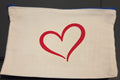 HEART ZIPPER POUCH