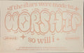 IF THE STARS WERE MADE TO WORSHIP SO WILL I