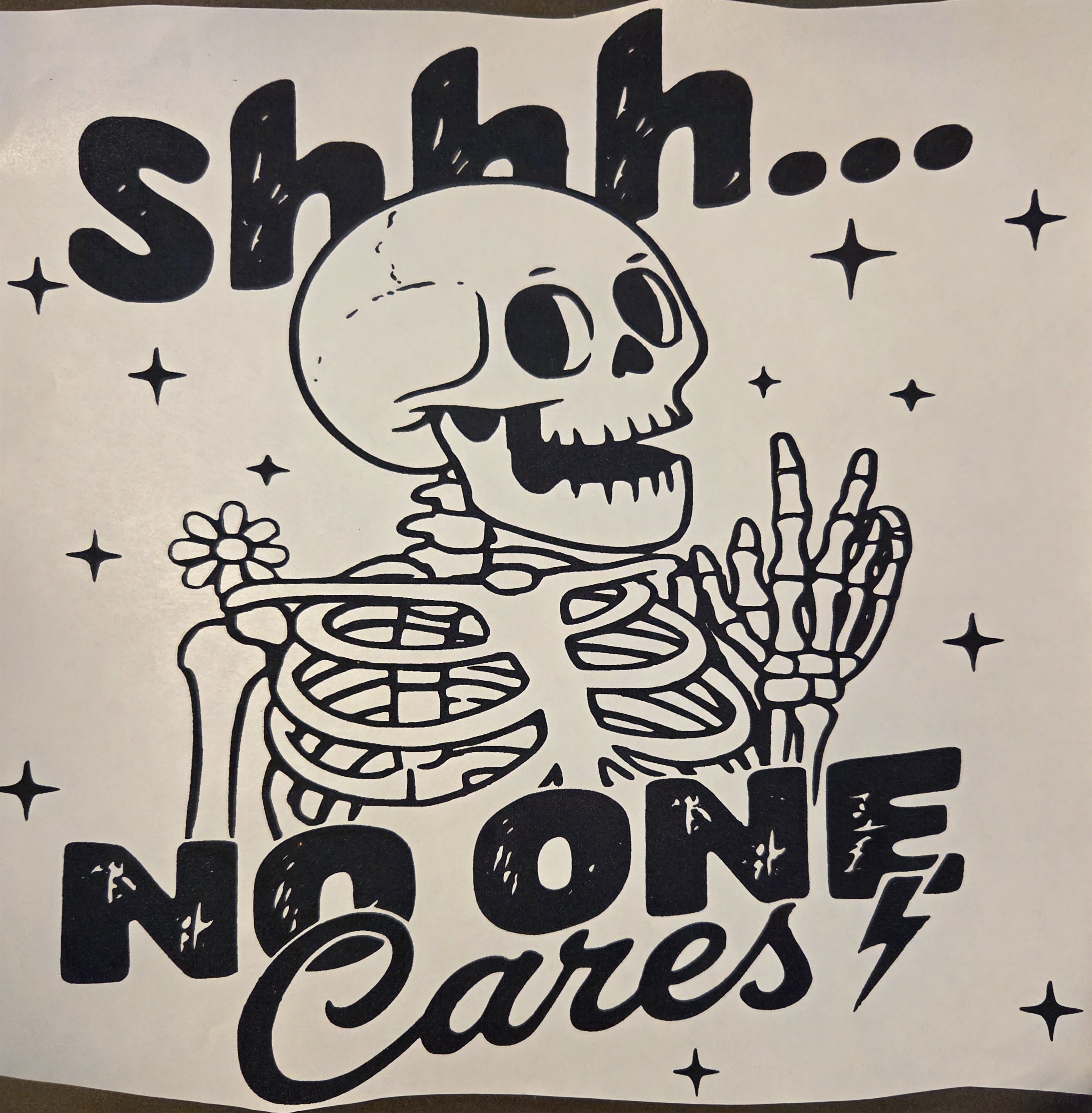 SHHH..... NO ONE CARES!