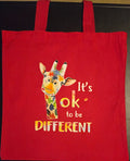 IT'S OK TO BE DIFFERENT (RED BAG)