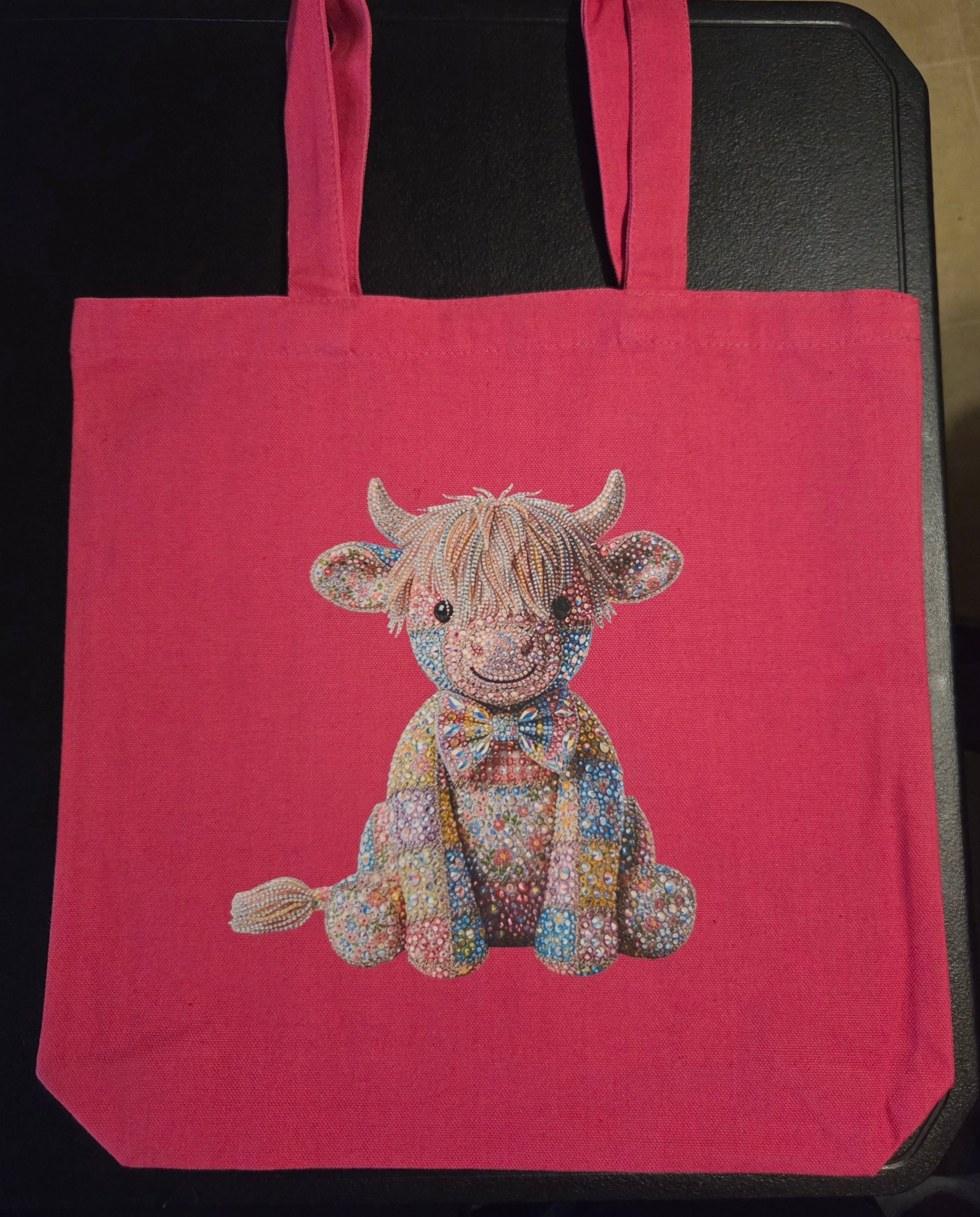 GEM COW (PINK BAG)