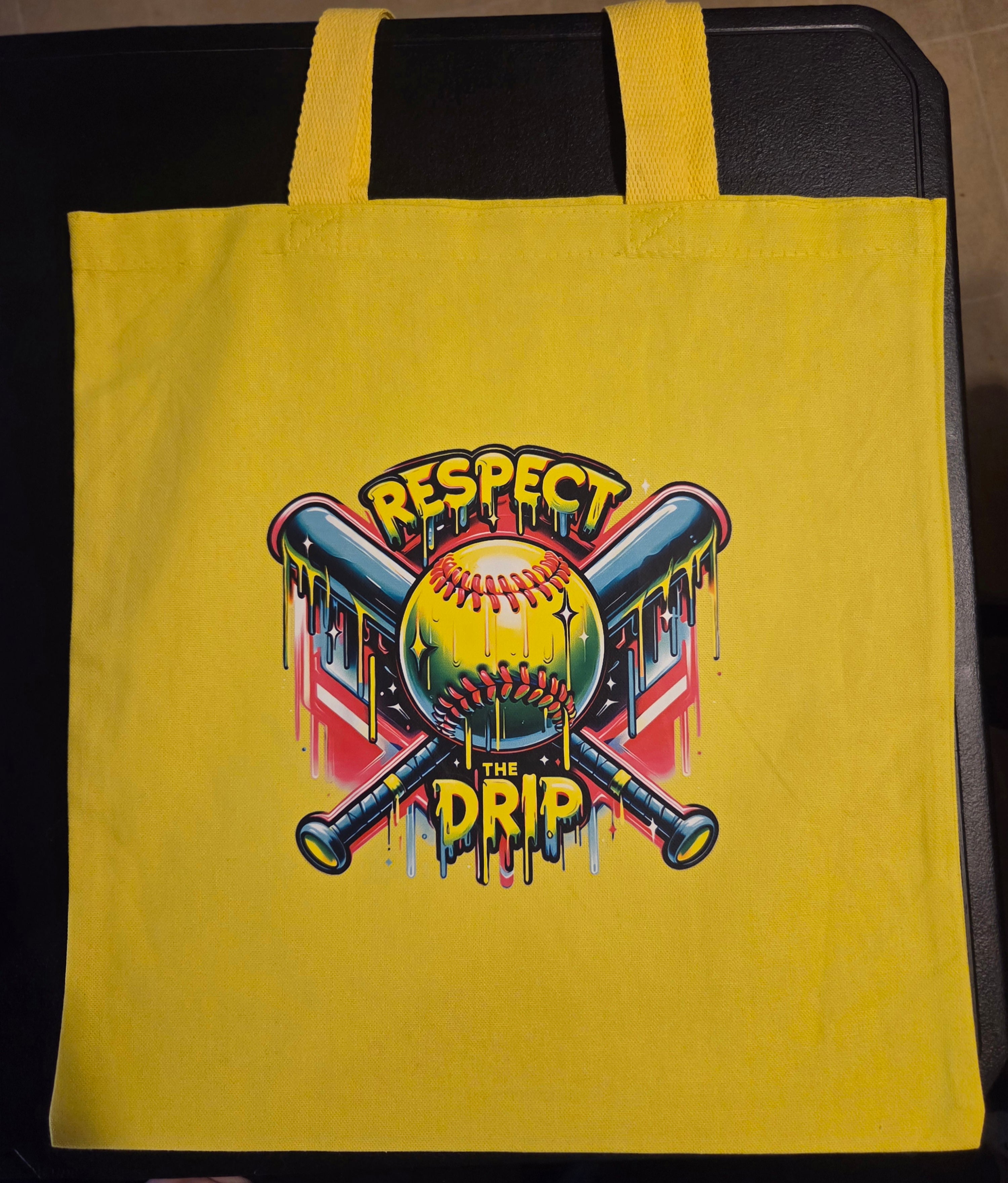 RESPECT THE DRIP SOFTBALL (YELLOW BAG)