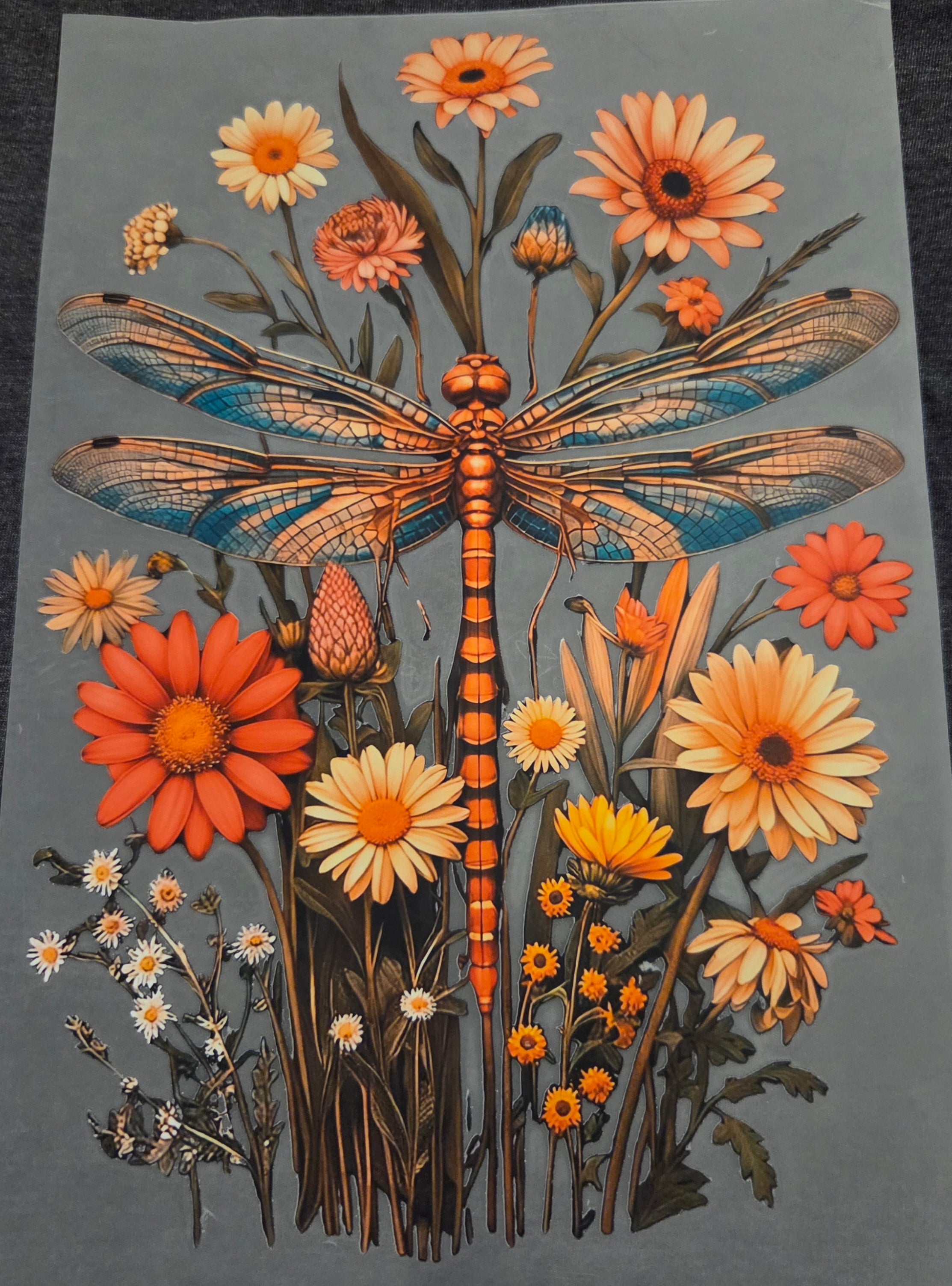 HORSE FLY WITH FLOWERS