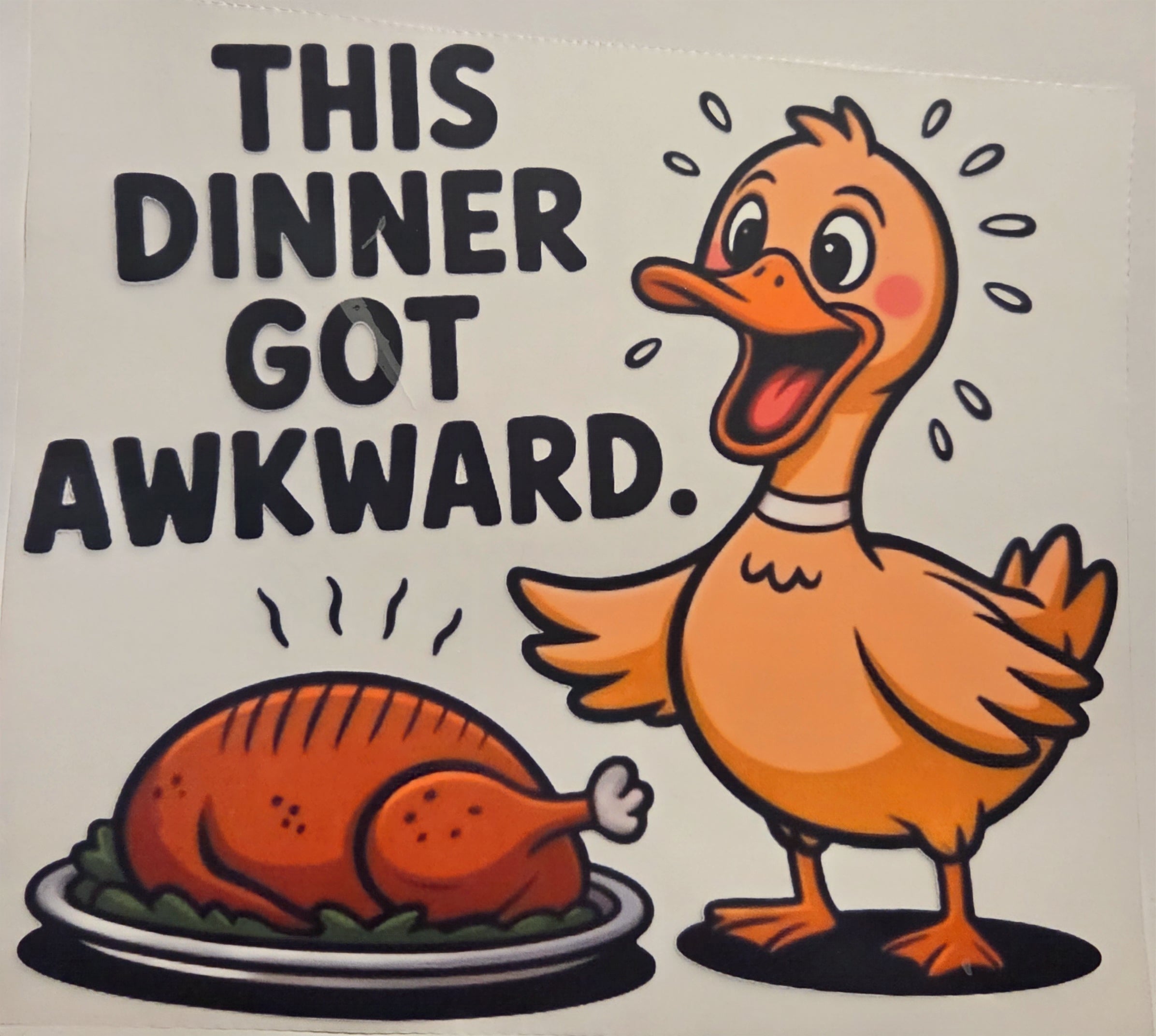 THIS DINNER GOT AWKWARD