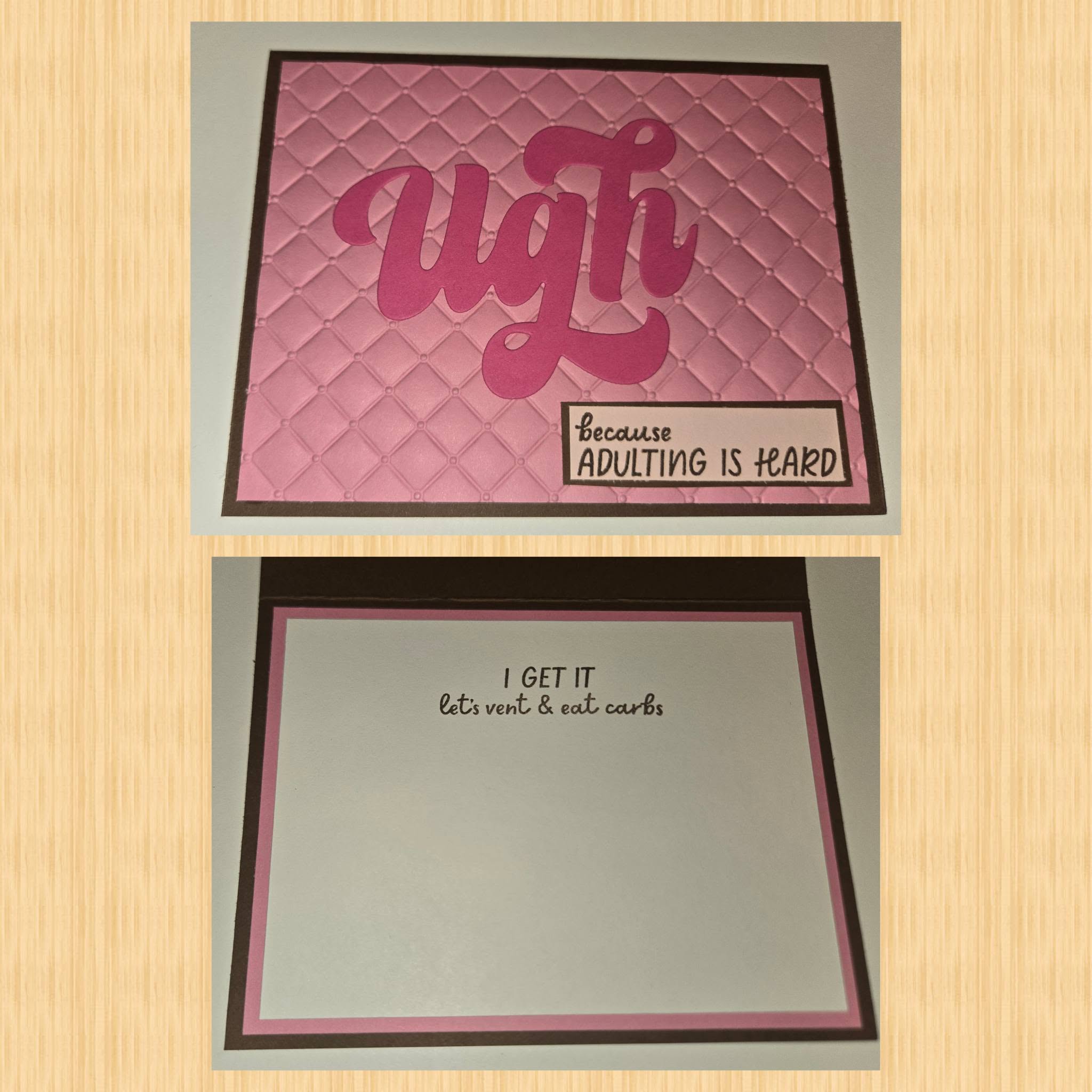 THINKING OF YOU UGH PINK