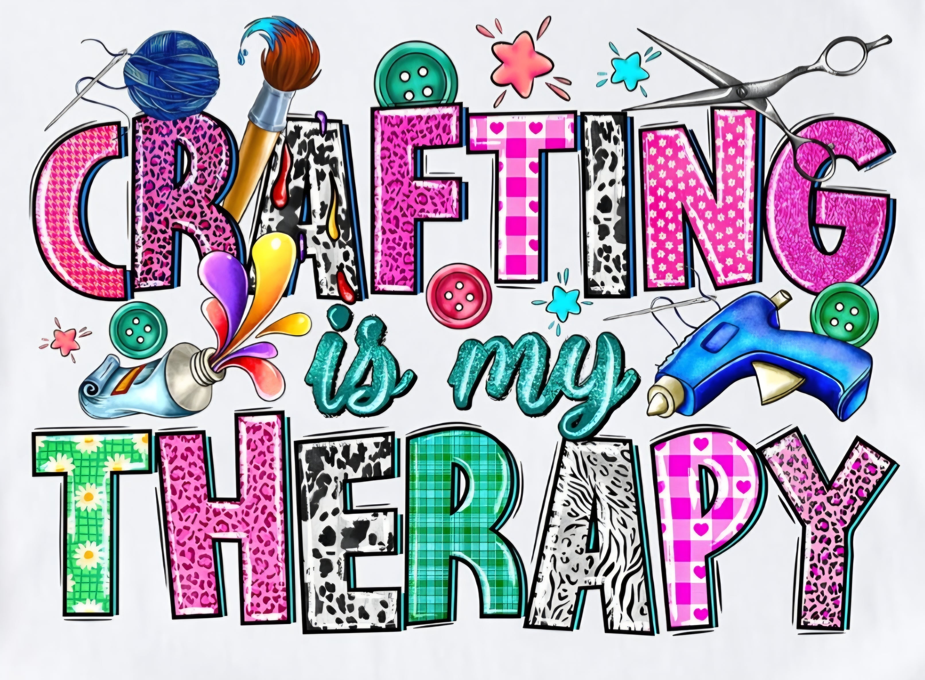 CRAFTING IS MY THERAPY
