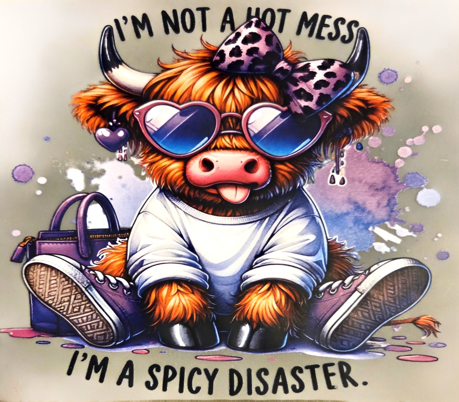 I'M NOT A HOT MESS I'M A SPICY DISASTER
