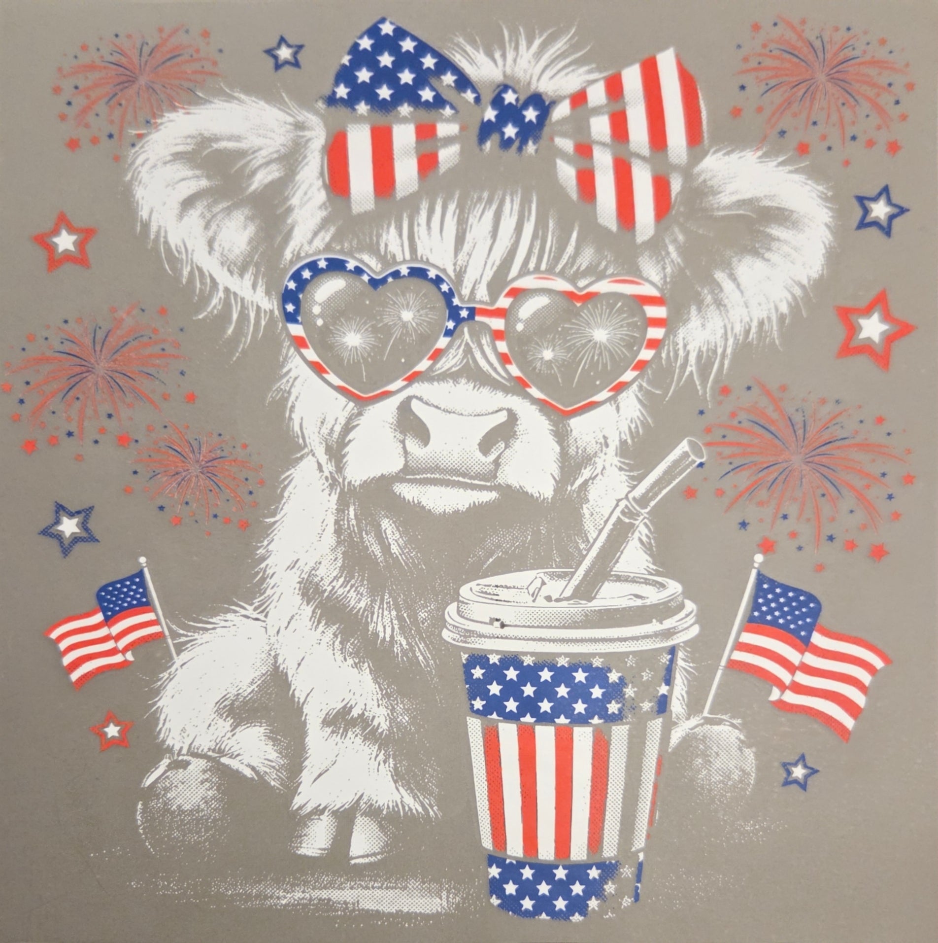 PATRIOTIC COW