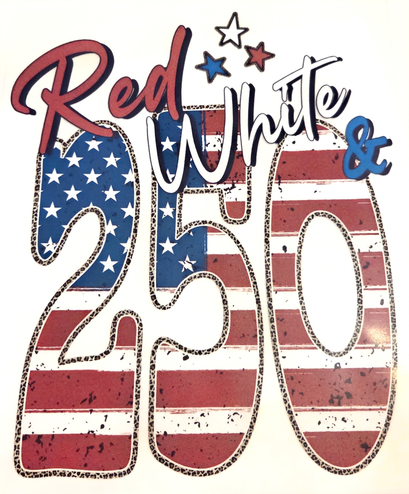 RED WHITE & 250