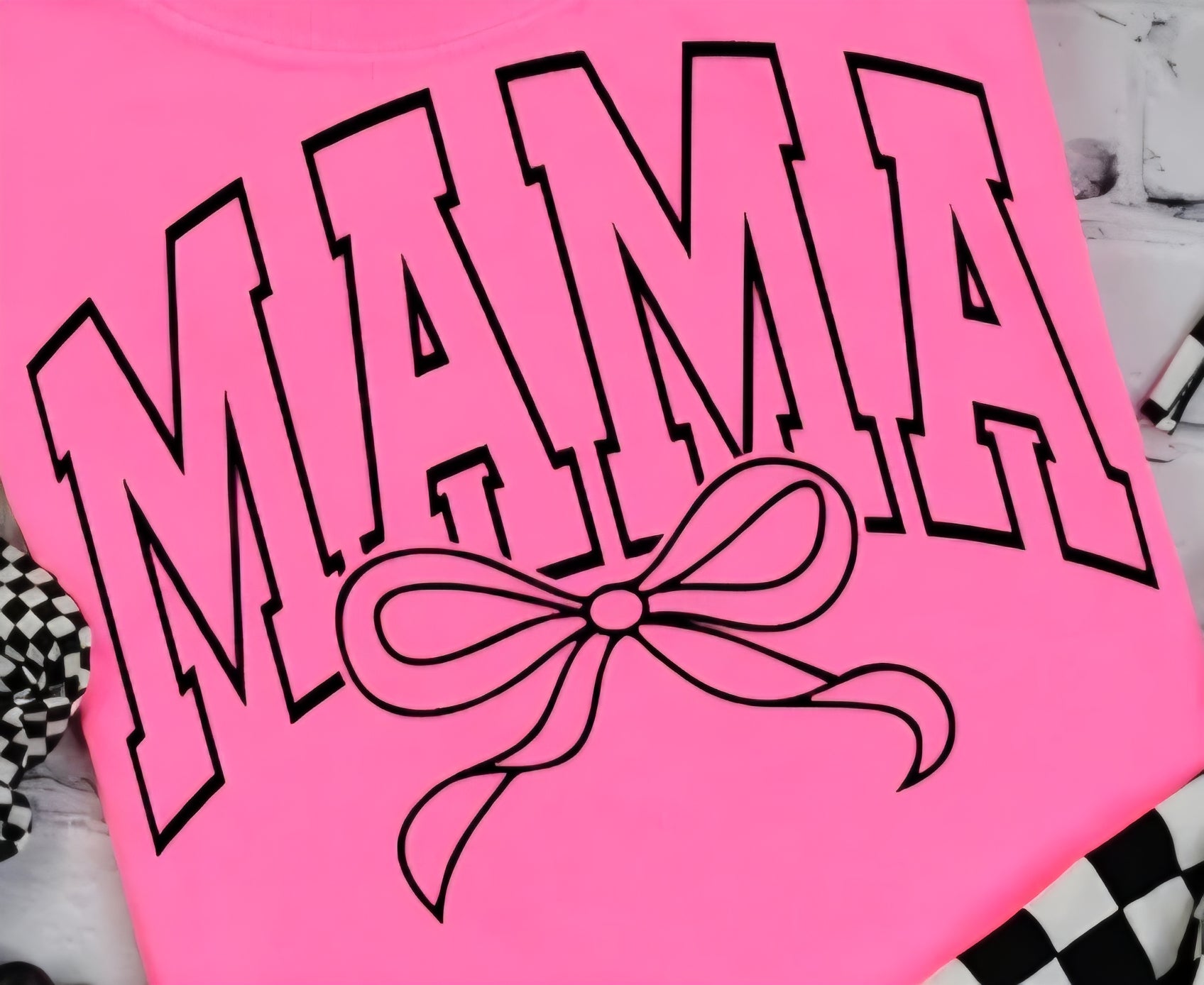 MAMA WITH BOW