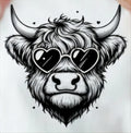 COW WITH GLASSES