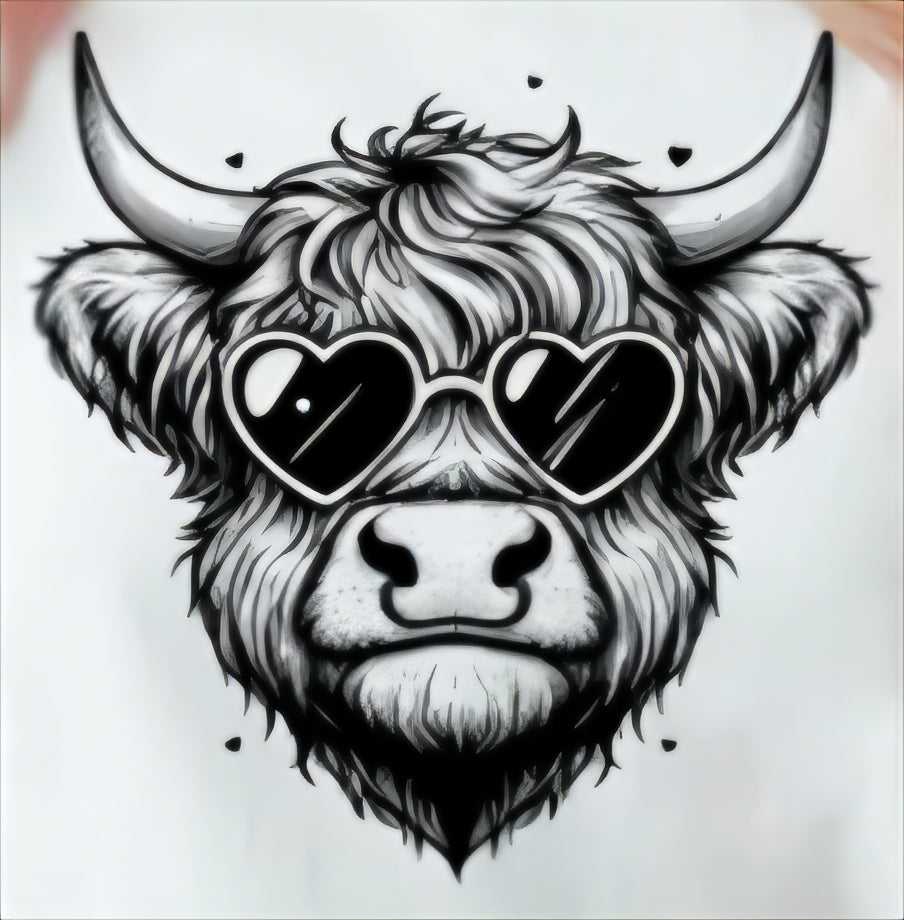 COW WITH GLASSES