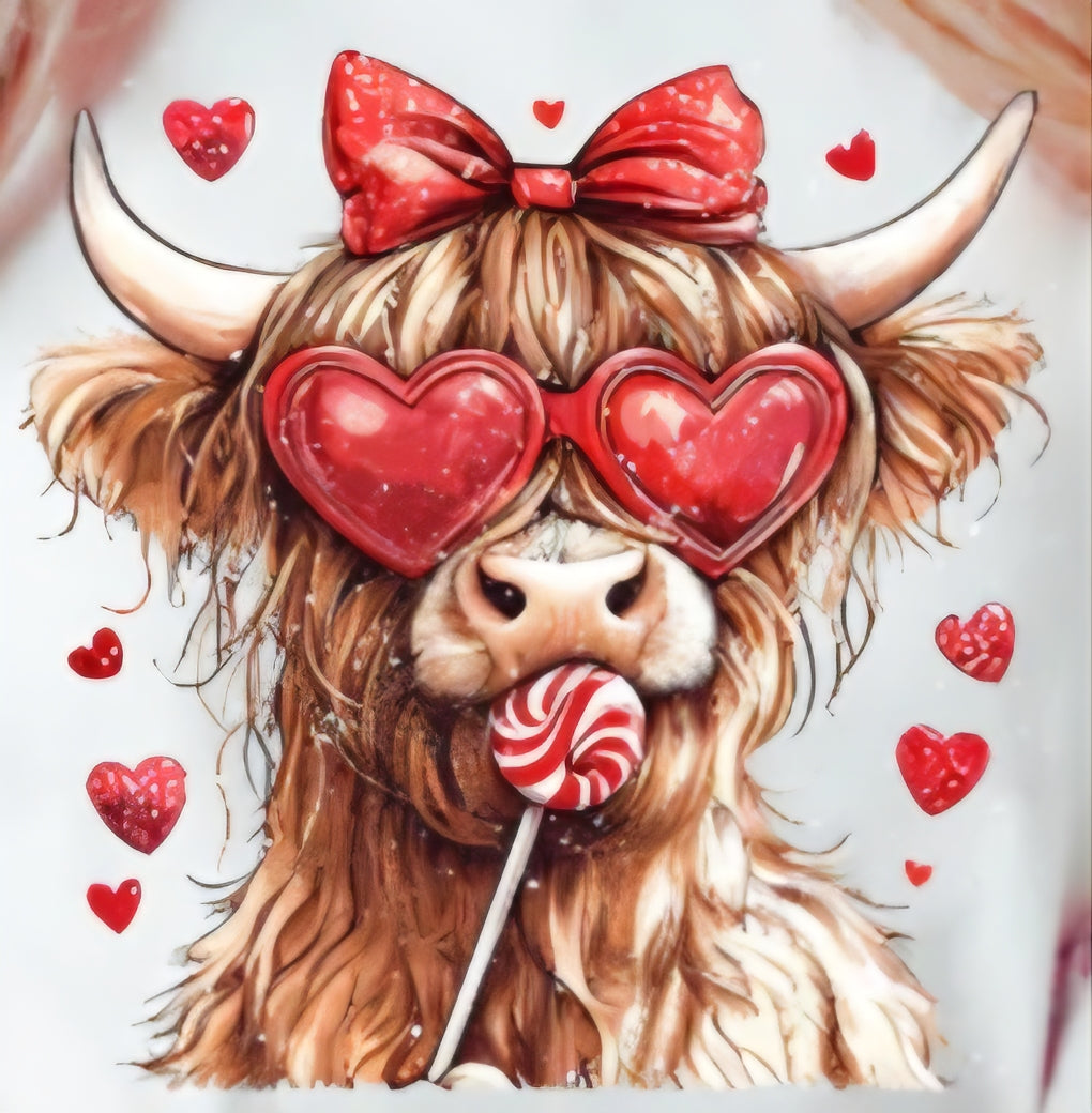 LOLIPOP COW GLITTER