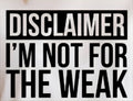 DISCLAIMER I'M NOT FOR THE WEAK