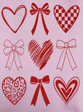 HEART BOW PATTERN
