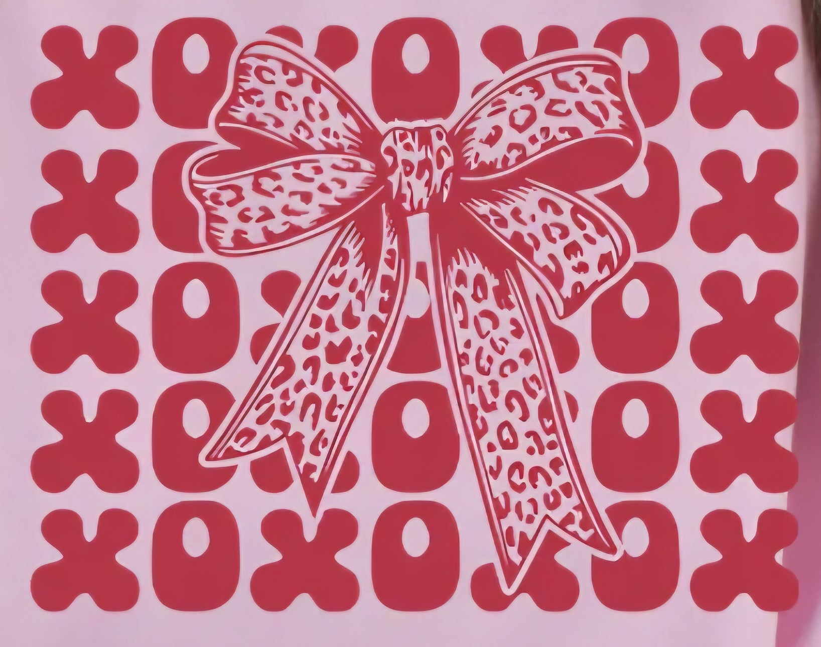 XOXOX BOW CHECKERED