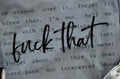 FUCK THAT SCRIPT