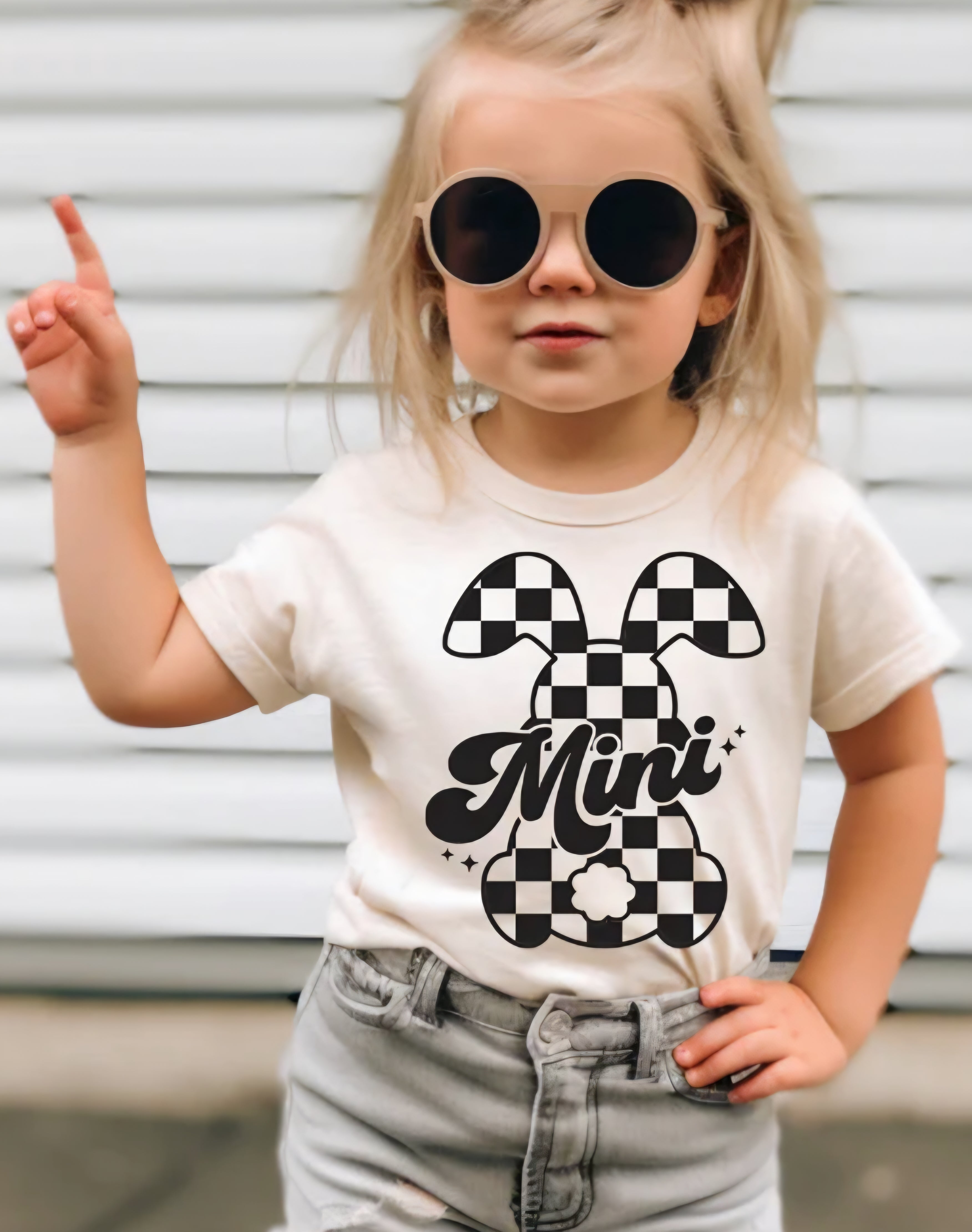 MINI CHECKERED BUNNY (KIDS)