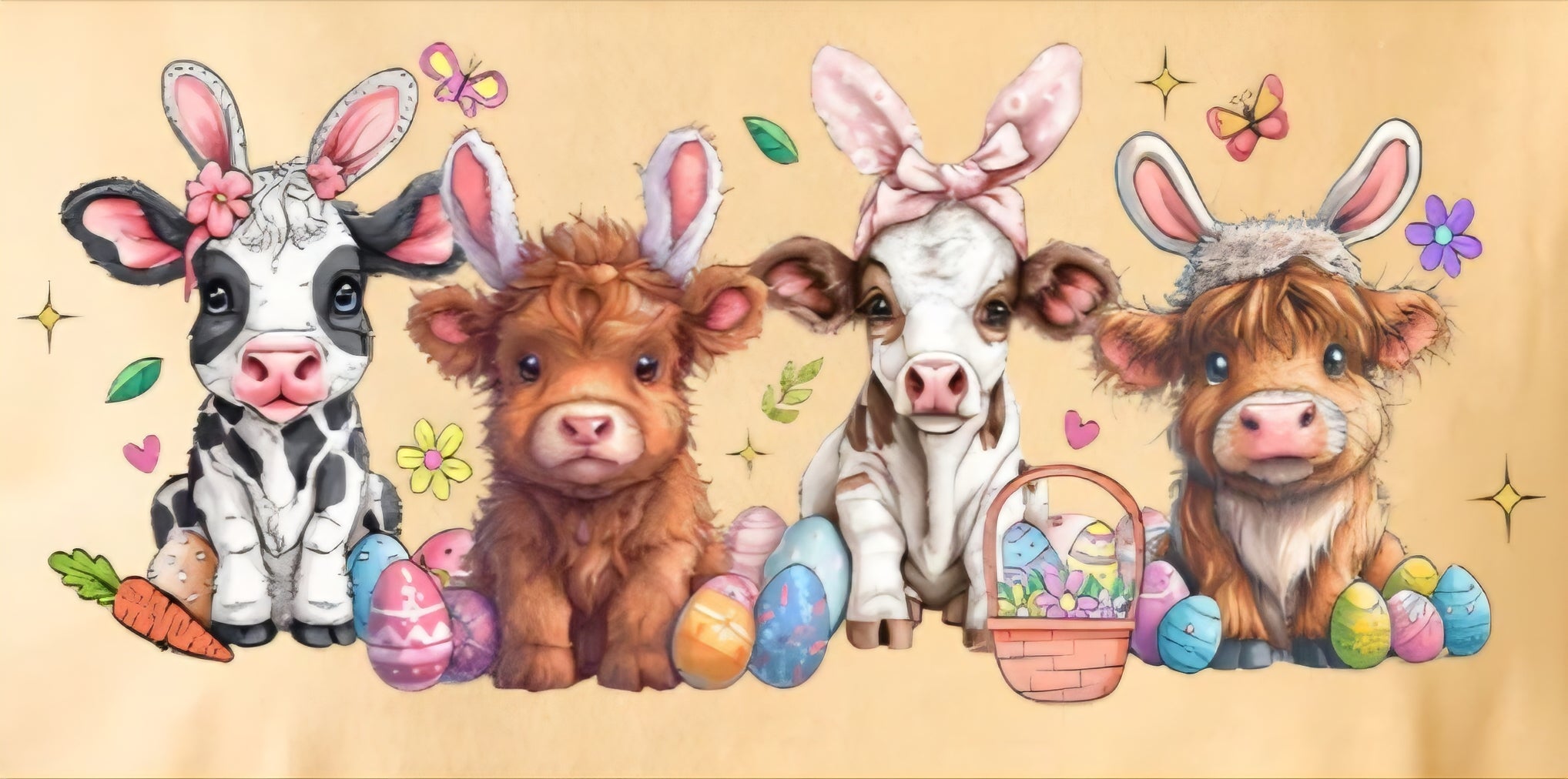 BABY EASTER COWS