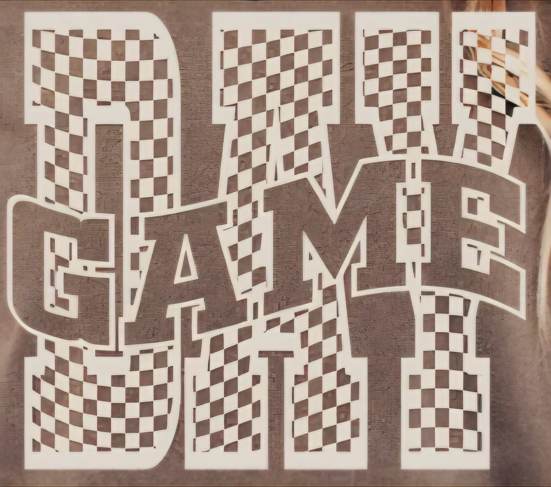 CHECKERED GAME DAY