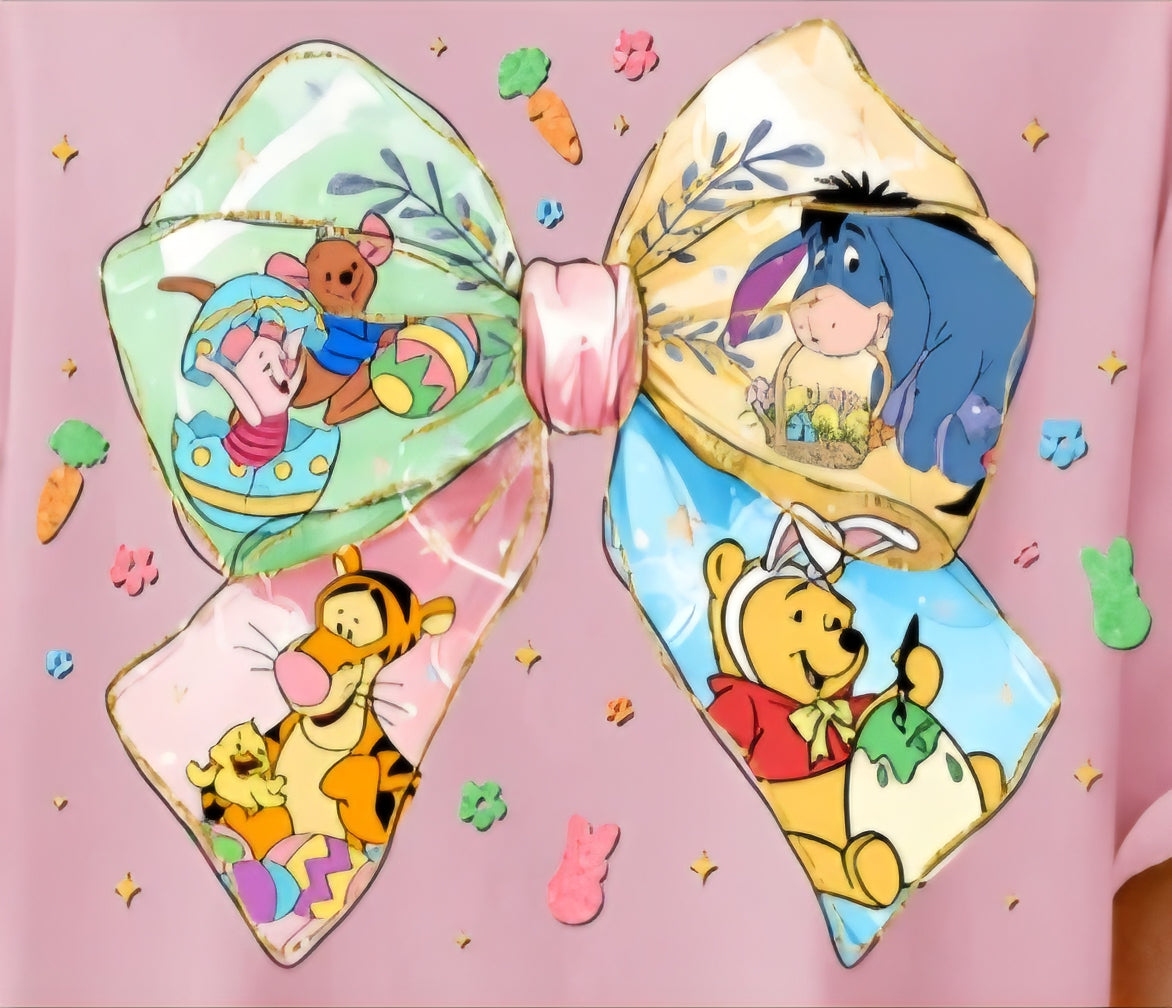 WINNIE THE POO EASTER BOW