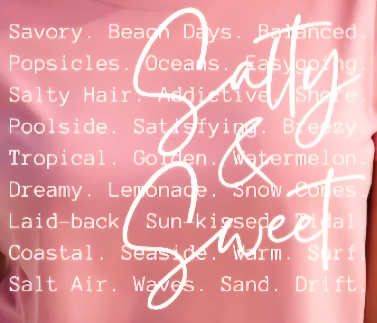 SALTY AND SWEET