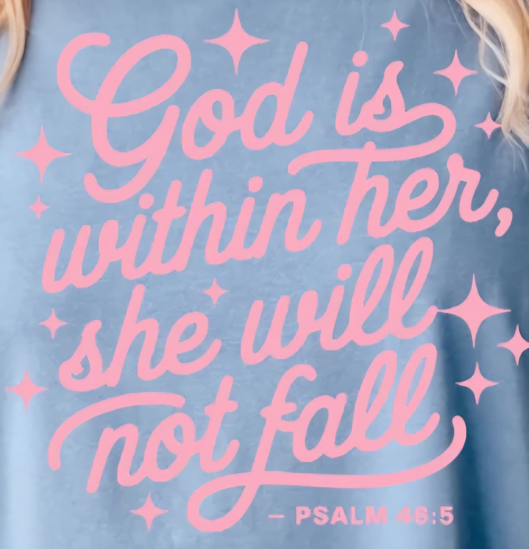 GOD IS WITHIN HER, SHE WILL NOT FALL