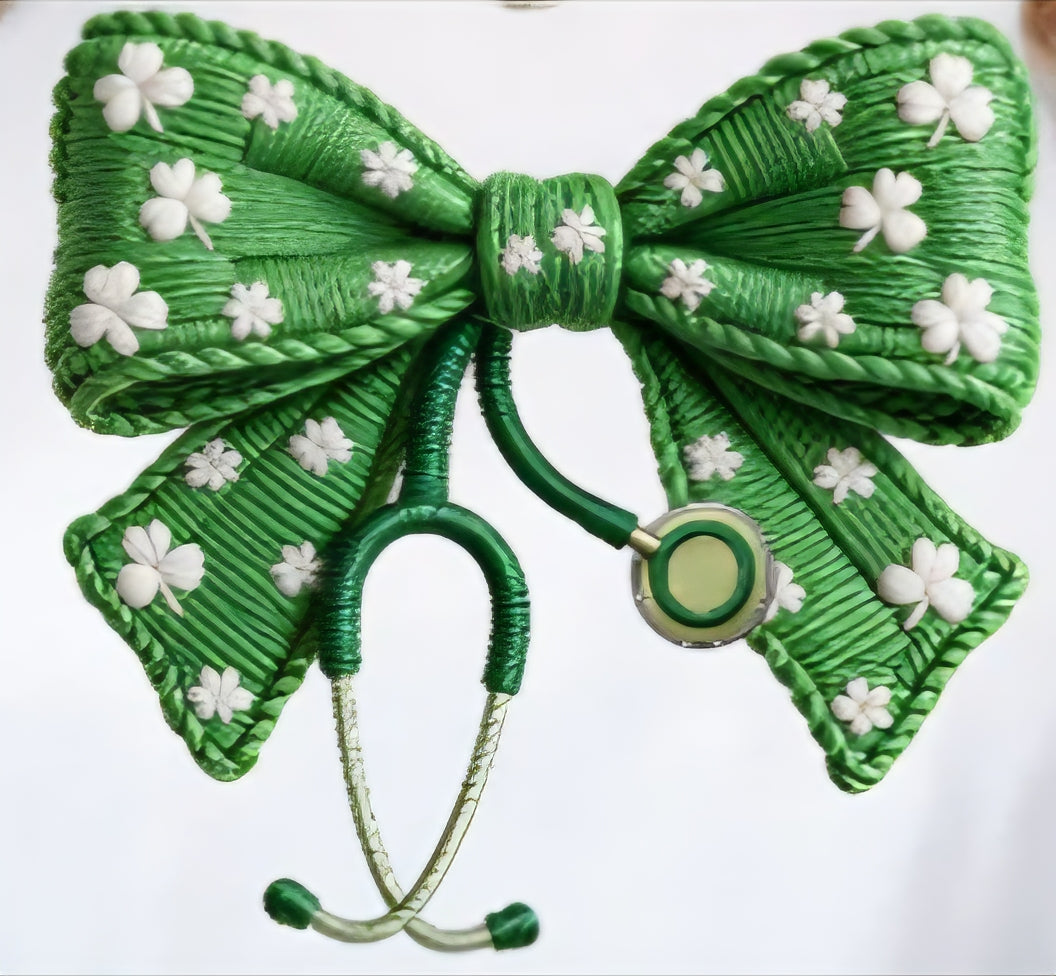 SHAMROCK NURSE BOW