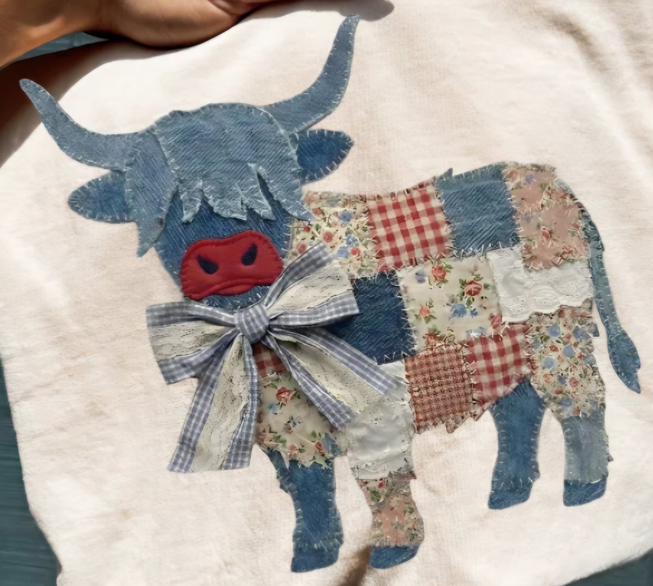 JEAN PATCHWORK COW