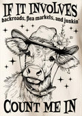 IF IT INVOLVES BACKROADS, FLEA MARKETS, AND JUNKIN' COUNT ME IN