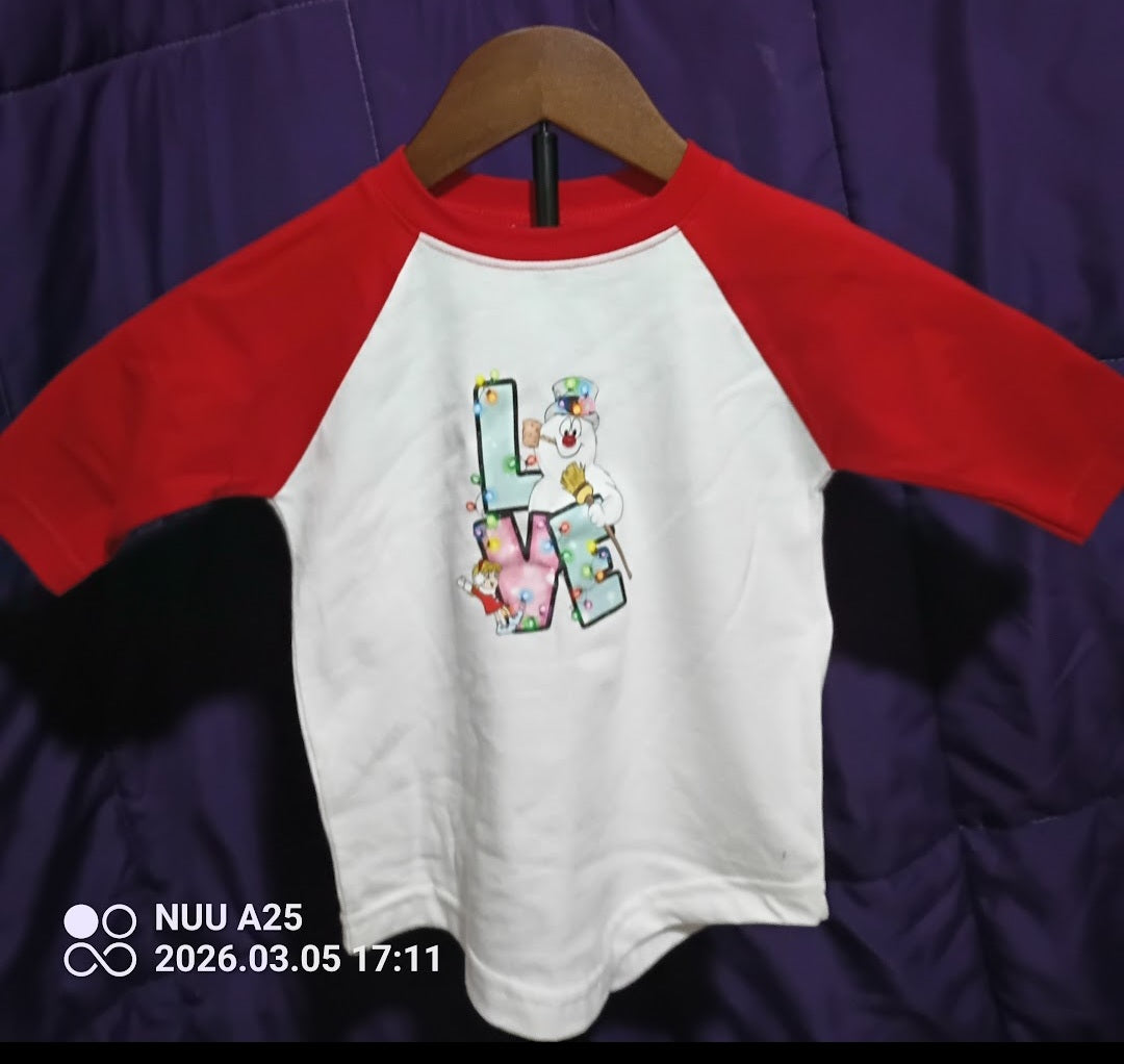 FROSTY THE SNOWMAN LOVE RED (CHRISTMAS)