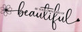 BE YOUR OWN KIND OF BEAUTIFUL