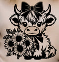 COW WITH DAISIES